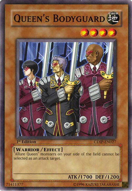 Queen's Bodyguard - Cyberdark Impact YuGiOh trading card