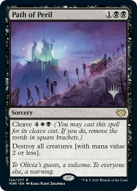Path of Peril - Promo Pack: Duskmourn: House of Horror (PPDSK) #124p - Rare Magic: The Gathering Trading Card