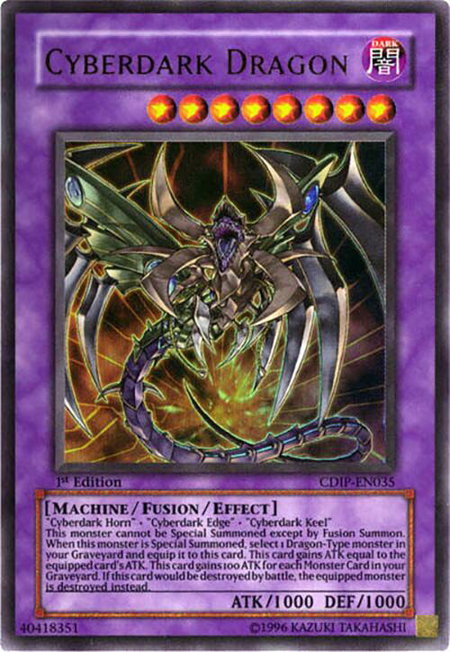 Cyberdark Dragon - Cyberdark Impact YuGiOh trading card