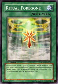 Ritual Foregone - Cyberdark Impact (CDIP) #CDIP-EN039 - Common / Short Print YuGiOh Trading Card