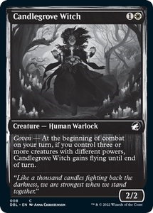 Candlegrove Witch - Innistrad: Double Feature (DBL) #8 - Common Magic: The Gathering Trading Card