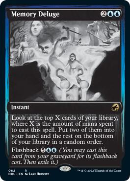 Memory Deluge trading card from Innistrad: Double Feature Memory Deluge - Innistrad: Double Feature Magic: The Gathering trading card