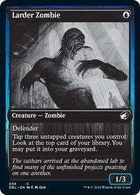 Larder Zombie - Innistrad: Double Feature (DBL) #58 - Common Magic: The Gathering Trading Card