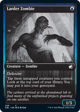 Larder Zombie - Innistrad: Double Feature Magic: The Gathering trading card