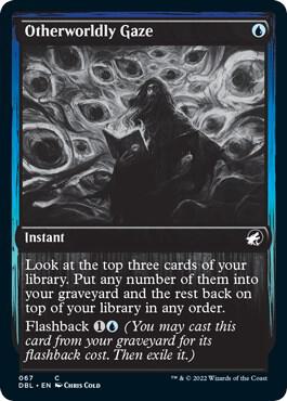 Otherworldly Gaze trading card from Innistrad: Double Feature Otherworldly Gaze - Innistrad: Double Feature Magic: The Gathering trading card