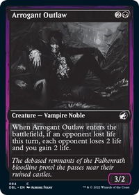 Arrogant Outlaw - Innistrad: Double Feature (DBL) #84 - Common Magic: The Gathering Trading Card