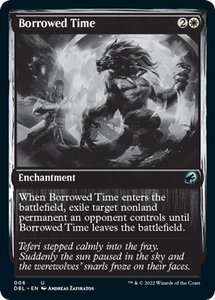 Borrowed Time - Innistrad: Double Feature (DBL) #6 - Uncommon Magic: The Gathering Trading Card