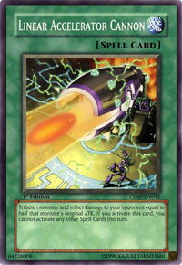 Linear Accelerator Cannon - Cyberdark Impact (CDIP) #CDIP-EN042 - Common / Short Print YuGiOh Trading Card