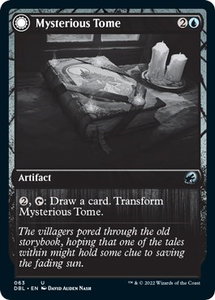 Mysterious Tome - Innistrad: Double Feature (DBL) #63 - Uncommon Magic: The Gathering Trading Card