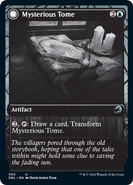 Mysterious Tome - Innistrad: Double Feature Magic: The Gathering trading card