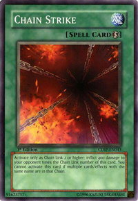 Chain Strike - Cyberdark Impact (CDIP) #CDIP-EN043 - Common / Short Print YuGiOh Trading Card