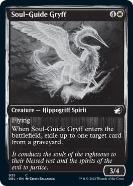 Soul-Guide Gryff trading card from Innistrad: Double Feature Soul-Guide Gryff - Innistrad: Double Feature Magic: The Gathering trading card
