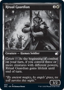 Ritual Guardian - Innistrad: Double Feature (DBL) #30 - Common Magic: The Gathering Trading Card