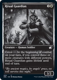 Ritual Guardian - Innistrad: Double Feature (DBL) #30 - Common Magic: The Gathering Trading Card