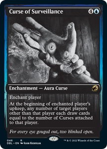 Curse of Surveillance - Innistrad: Double Feature (DBL) #46 - Rare Magic: The Gathering Trading Card