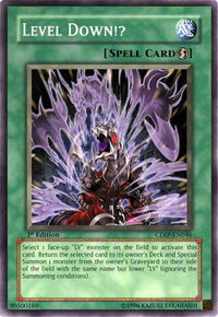 Level Down!? - Cyberdark Impact (CDIP) #CDIP-EN046 - Common / Short Print YuGiOh Trading Card