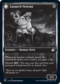 Lunarch Veteran - Innistrad: Double Feature (DBL) #27 - Common Magic: The Gathering Trading Card