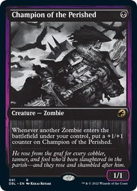 Champion of the Perished - Innistrad: Double Feature (DBL) #91 - Rare Magic: The Gathering Trading Card