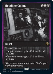 Bloodline Culling - Innistrad: Double Feature (DBL) #89 - Rare Magic: The Gathering Trading Card
