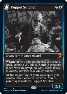 Poppet Stitcher - Innistrad: Double Feature (DBL) #71 - Mythic Rare Magic: The Gathering Trading Card