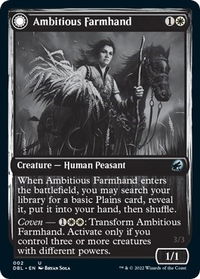 Ambitious Farmhand - Innistrad: Double Feature (DBL) #2 - Uncommon Magic: The Gathering Trading Card