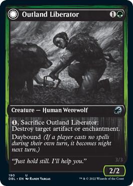 Outland Liberator - Innistrad: Double Feature Magic: The Gathering trading card