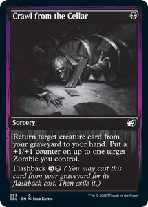 Crawl from the Cellar - Innistrad: Double Feature (DBL) #93 - Common Magic: The Gathering Trading Card