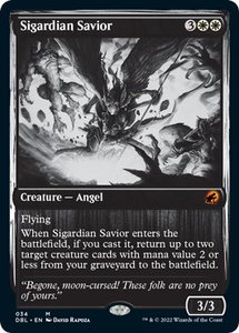 Sigardian Savior - Innistrad: Double Feature (DBL) #34 - Mythic Rare Magic: The Gathering Trading Card