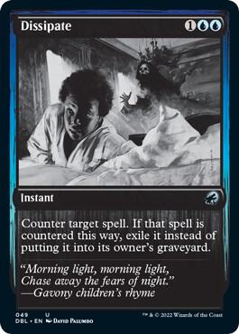 Dissipate trading card from Innistrad: Double Feature Dissipate - Innistrad: Double Feature Magic: The Gathering trading card
