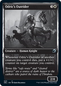 Odric's Outrider - Innistrad: Double Feature (DBL) #29 - Uncommon Magic: The Gathering Trading Card