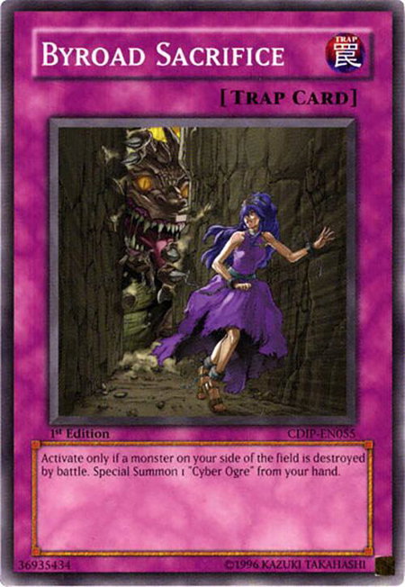 Byroad Sacrifice - Cyberdark Impact YuGiOh trading card