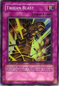 Trojan Blast - Cyberdark Impact (CDIP) #CDIP-EN056 - Super Rare YuGiOh Trading Card
