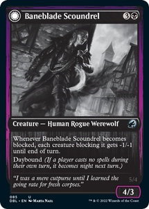 Baneblade Scoundrel - Innistrad: Double Feature (DBL) #85 - Uncommon Magic: The Gathering Trading Card