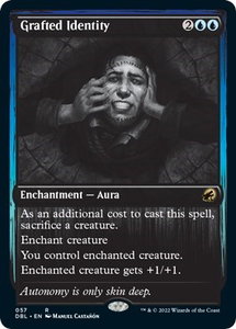 Grafted Identity - Innistrad: Double Feature (DBL) #57 - Rare Magic: The Gathering Trading Card