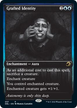 Grafted Identity trading card from Innistrad: Double Feature Grafted Identity - Innistrad: Double Feature Magic: The Gathering trading card