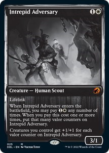 Intrepid Adversary - Innistrad: Double Feature (DBL) #25 - Mythic Rare Magic: The Gathering Trading Card