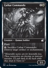 Cathar Commando - Innistrad: Double Feature (DBL) #10 - Common Magic: The Gathering Trading Card