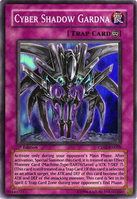Cyber Shadow Gardna - Cyberdark Impact (CDIP) #CDIP-EN058 - Super Rare YuGiOh Trading Card