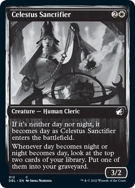 Celestus Sanctifier trading card from Innistrad: Double Feature Celestus Sanctifier - Innistrad: Double Feature Magic: The Gathering trading card