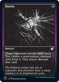Duress - Innistrad: Double Feature (DBL) #98 - Common Magic: The Gathering Trading Card