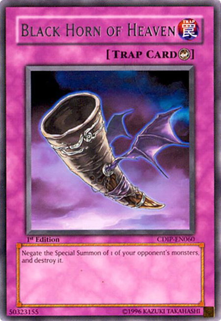 Black Horn of Heaven - Cyberdark Impact YuGiOh trading card