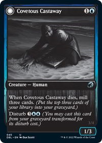Covetous Castaway - Innistrad: Double Feature (DBL) #45 - Uncommon Magic: The Gathering Trading Card