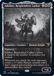 Adeline, Resplendent Cathar - Innistrad: Double Feature (DBL) #1 - Rare Magic: The Gathering Trading Card