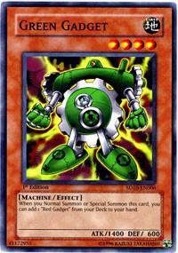 Green Gadget - Structure Deck: Machine Re-Volt YuGiOh trading card
