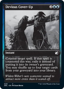 Devious Cover-Up - Innistrad: Double Feature (DBL) #48 - Common Magic: The Gathering Trading Card