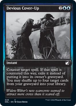 Devious Cover-Up trading card from Innistrad: Double Feature Devious Cover-Up - Innistrad: Double Feature Magic: The Gathering trading card