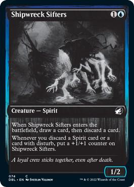 Shipwreck Sifters trading card from Innistrad: Double Feature Shipwreck Sifters - Innistrad: Double Feature Magic: The Gathering trading card