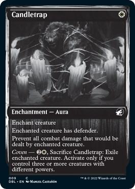 Candletrap trading card from Innistrad: Double Feature Candletrap - Innistrad: Double Feature Magic: The Gathering trading card