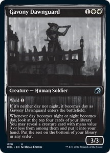 Gavony Dawnguard - Innistrad: Double Feature (DBL) #20 - Uncommon Magic: The Gathering Trading Card