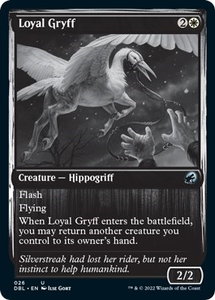 Loyal Gryff - Innistrad: Double Feature (DBL) #26 - Uncommon Magic: The Gathering Trading Card